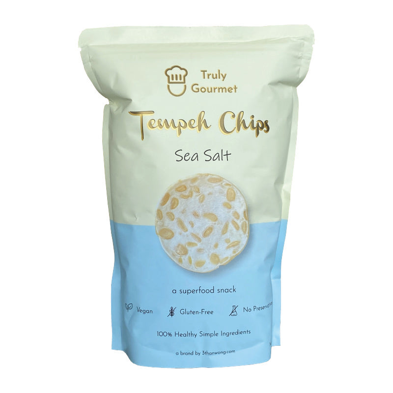 Truly Gourmet Natural Tempeh Chips - (Sea Salt Flavour) 80g