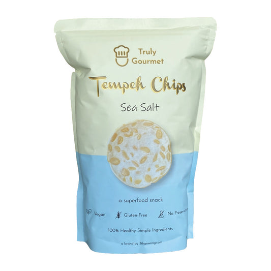 Truly Gourmet Natural Tempeh Chips - (Sea Salt Flavour) 80g