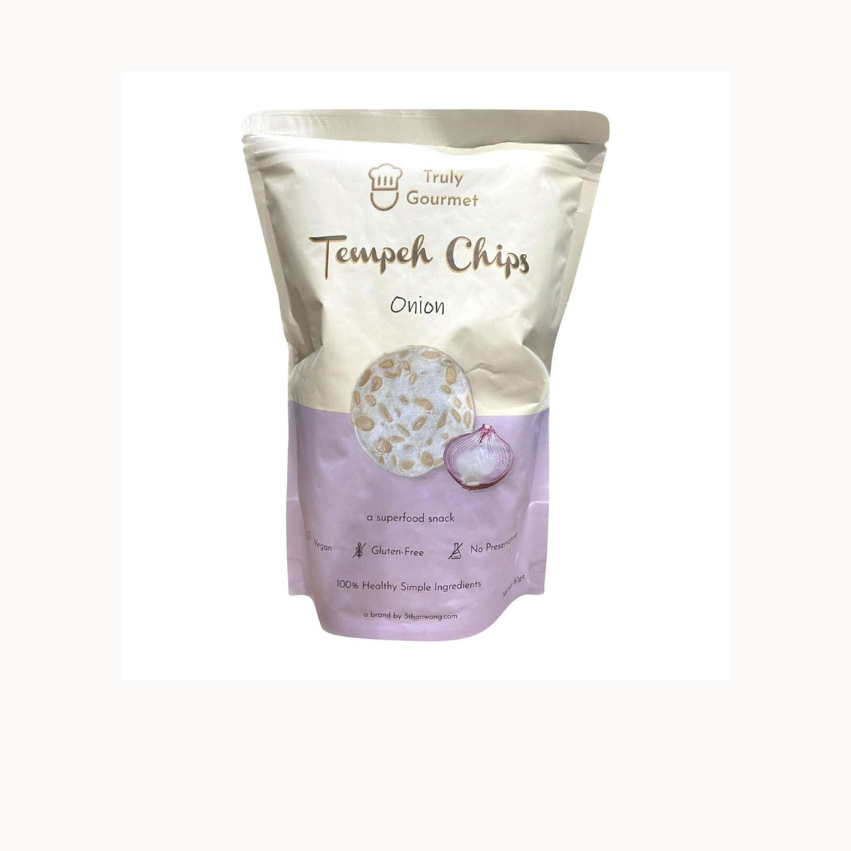 Truly Gourmet Natural Tempeh Chips - (Onion) 80g
